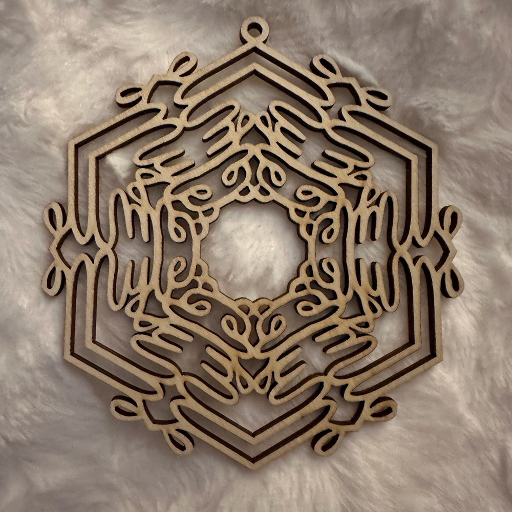 Personalized Snowflake Ornament MYLES